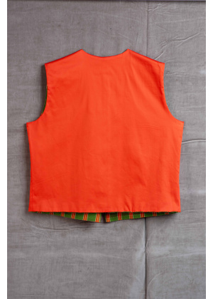 chasho-cardigan-reddouble-face-unisex-112