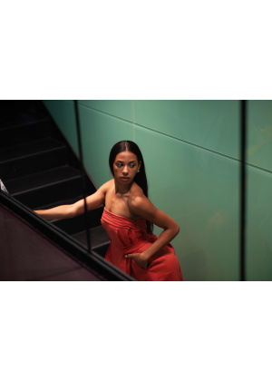 Serene Harmony – Transformable Dress in Orange