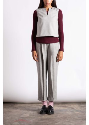 MOONLIGHT WAVES NO.2 - Slipover made of fine wool