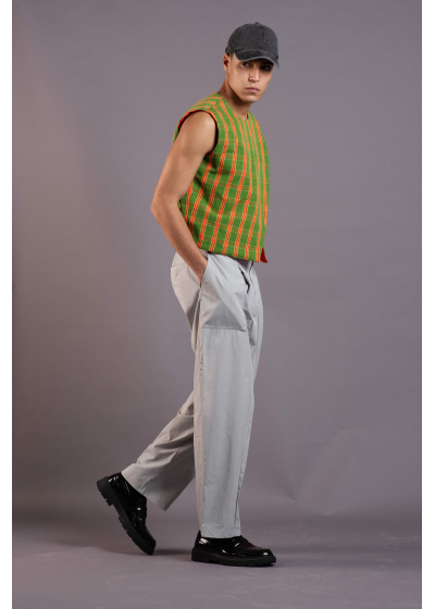 chasho-cardigan-reddouble-face-unisex-106