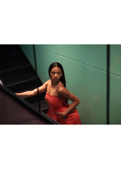 Serene Harmony – Transformable Dress in Orange