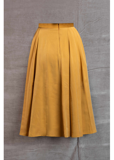Dawn Mist – Skirt in Honey-Gold Color